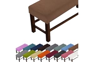 GeRRiT Luxuriöser großer Bankbezug, rechteckig, kratzfest, Sitzkissen zum Schutz des Stuhls, staubdichter Schonbezug für Schlafzimmer, Wohnzimmer, Küche (helles Kaffeebraun, XL: 180–210 cm, B: 35–50