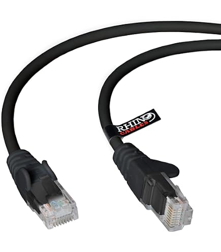 1CONN - 5 x Ethernet, LAN and patch cables for maximum internet