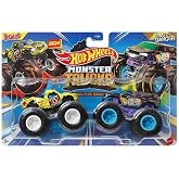 Hot Wheels Monster Trucks 1:64 G&uuml;&ccedil;l&uuml; İkili Arabalar TOTALED - CRATE DANGER FYJ64-HWN57