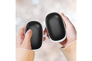 Magnetic Hand Warmers Rechargeable 2 Pack, Lafhome 5000mAh Reusable Portable Hand Warmer/Power Bank, 2 in 1 Electric Pocket Warmer Great for Outdoor, Hunting, Golf, Warm Gifts for Women Men