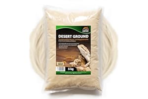 Terra Exotica Terrariensand Desert Ground - in 5, 10 oder 25 Kg - Wüstensand für EIN natürliches Wüstenumfeld im Terrarium - natürlicher Bodengrund (5 Kg)