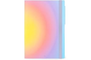 Legami - Agenda journalier large 2026, Aura, édition spéciale, 12 mois, large, fermeture avec élastique, journal de janvier 2026 à décembre 2026, en papier FSC certifié, 17 x 24 cm