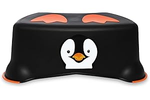 MY CARRY POTTY My Little Step Stool - Penguin Step Stool For Toddlers, Anti-slip Toilet Training Step For Kids To Reach The Toilet And Sink