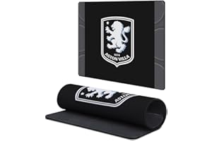 Head Case Designs Officially Licensed Aston Villa Football Club Black Away Kit Logo Icon Gaming Office Desk PC Keyboard Mouse Mat Pad 9.84 x 11.81 x 0.12 inches (250 x 300 mm) - S