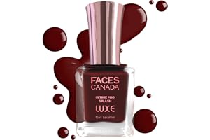 FACES CANADA Ultime Pro Splash Luxe Nail Enamel - Bloody Mary (L59), 12ml | Glossy Finish | Quick Drying | Long Lasting | High Shine | Chip Defiant | Even-Finish | Vegan | Non-Toxic | Ethanol-Free