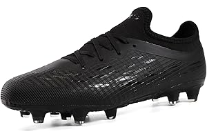 GWMDKI Mens Football Boots Cleats FG/AG Professional Spikes Soccer Shoes Teens Competition Training Sneakers