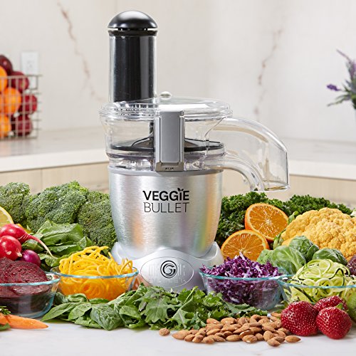 NutriBullet 10 880 Veggie Bullet Spiralschneider – Profi für gesunde Fertiggerichte, silber - 4