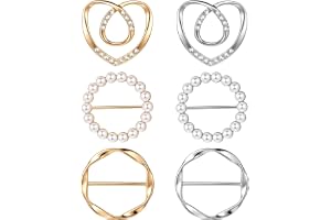 6 stycken t-shirt clips halsduk ring klämma damer metall bältespänne sidenhalsduk ring kläder hörnknapp halsduk ring tygring