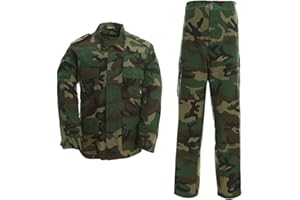 LANBAOSI Military Uniforms for Men Airsoft Clothing BDU Uniform Tactical Jacket and Multicam Huting Pants Set