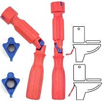 WUSJCOF Clé de montage pour siège de WC, clé universelle pour siège de toilette, adaptateur pour écrous, rallonge à cliquet, compatibilité avec aérateurs, outil sanitaire, Articulée WUSJCOF Clé de montage pour siège de WC, clé universelle pour siège de toilette, adaptateur pour écrous, rallonge à cliquet, compatibilité avec aérateurs, outil sanitaire, Articulée