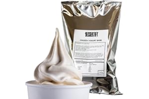 DESSERTIFY White Chocolate & Hazelnut Frozen Yogurt Powder Mix 1.95Kg - Luxury Soft Serve - Superior Creamy Taste - Use Commercially Or At Home - Up to 128 servings