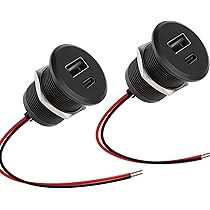 acegoo 12V USB C Autolader Inbouw Camper USB-oplader