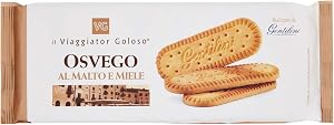 il Viaggiator Goloso Osvego Biscotti al Malto e Miele 250g