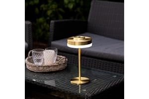 Outdoor Lamp Table Light – Rechargeable – Cordless – LED 4000K Warm White - 3 Brightness Settings – IP44 Weatherproof by Auraglow