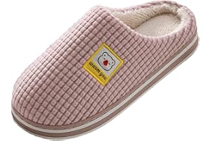 DFSDJEUW Plantar Fasciitis Slippers Women Slippers Autumn Winter Fashion Comfortable Indoor Outdoor Solid Color Flat Bottom Warm Non Wide Fit Anti-Slip Orthopedic Shoes Memory Foam Slip-on