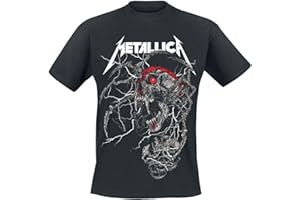 Générique Metallica Spider Dead Homme T-Shirt Manches Courtes Noir Regular/Coupe Standard