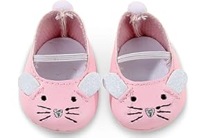 Götz 3402539 Mäuschen Puppenschuhe - Puppenkleidung & Puppenzubehör für Babypuppen Gr. S von 30 - 32 cm