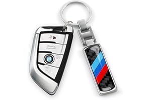 OYDDL Universal Keyring Carbon Fiber Keyring Compatible With E46 E60 E70 E84 E90 F10 F11 F25 F26 F30 F31 F32 F33 F34 F36 G01 G02 G05 G20 Accessories