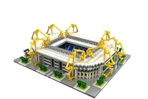 Atomic Building Signal Iduna Park Stadion des BV Borussia Dortmund. Modell zum Zusammenbau mit Nanoblöcken. Mehr als 3800 Stück
