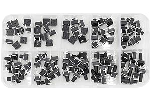 CNLW 100 PCS Tact Switch 4-legged vertical/patch 6x6x4.1/4.3/5/6/6.5/7.5/8/9.3/10.5/12MM Micro Push Button Switch Key