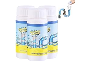 VOKKRV Lanoxie Déboucheur Pro,Lanoxie Deboucheur Evier,Déboucheur Canalisation,Nettoyant Puissant Pour Canalisation,Poudre Nettoyante,Pour Cuisine Et Salle De Bain,Sink and Drain Cleaner (3)