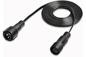 yowin Rallonge Guirlande 10M/32.8FT Rallonge Électrique, 2 Broches Prolongateur IP65 Étanche Connecteurs pour Éclairage de Noël Extérieur, Sapin Lumineuse, Rideau Lumineux, Guirlande Guinguette