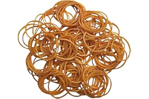 JYC CREATIVE Gomas Elasticas, Gomas Elasticas Anchas, Gomas Elasticas Duraderas, Gomas Elasticas Resistentes, Gomas Elasticas Reutilizables, (Amarillo, 50 gramos)