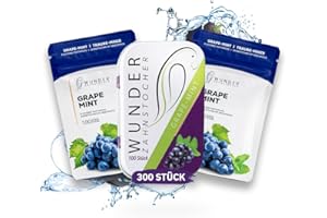 ‎PERFEKTO24 Wunder Zahnstocher - Zahnstocher mit Geschmack 3er Set - Plastikfreies Kaugummi - hilft gegen Mundgeruch - frischer Atem mit Aromatisierte Zahnstocher - Zuckerfrei, Vegan