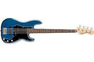Squier by Fender Affinity Series¹ Precision Bass® PJ, Laurel Fingerboard, Black Pickguard, Lake Placid Blue, Comes with Free Virtual Lessons
