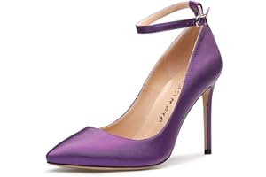 Castamere Zapatos de Tacón Mujer Tira de Tobillo Tacón de Aguja 10CM High Heels Pumps