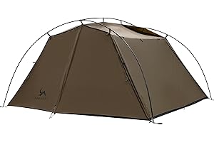 MC Tomount 2 Person Cabin Tent for Glamping & Camping - Easy Setup, Waterproof