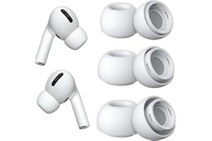 XIXKOLYU 3 pary dopasowanych zatyczek do uszu w rozmiarze M do Airpods Pro, silikonowe zatyczki do uszu pasujące do Airpods Pro, No Pain/Non-Slip do silikonowych zatyczek do uszu
