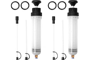 AROMUJOY 2 st. oljesugspruta, 200 ml, oljespruta, oljesugspistol, oljesugpump, handpump, vätskesugare, fyllningspump, sugpump