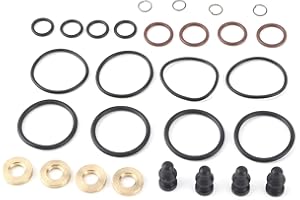 BEDIFFER Fuel Injector Seals, 4 Set of Fuel Injector Repair Seals Kit, Injector Seals Kit Fit for A4 1.9l 2.0l TDI PD