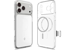 Spigen Funda para iPhone 17 Pro MAX, Ultra Hybrid T MagFit Compatible con MagSafe [Dura Clear] - Glossy White