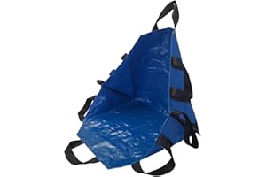 LINE2design Portable Transport Unit Seat - 70096 Emergency Evacuation Medical Chair 8 Handles Durable Transportation Seat - All Impervious Material Royal Blue