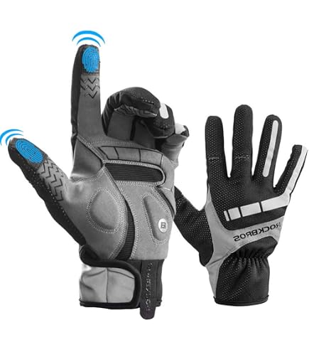 Guanti Invernali Termici RockBros Impermeabili Per Moto E Snowboard - Taglia Unica Unisex