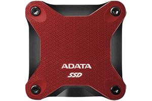 ADATA SD600Q 480GB External Solid State Drive SSD Hard Disk, Red