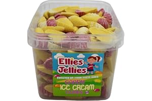 Ellies Jellies Candy Ice Cream Cones 800g Square Tub