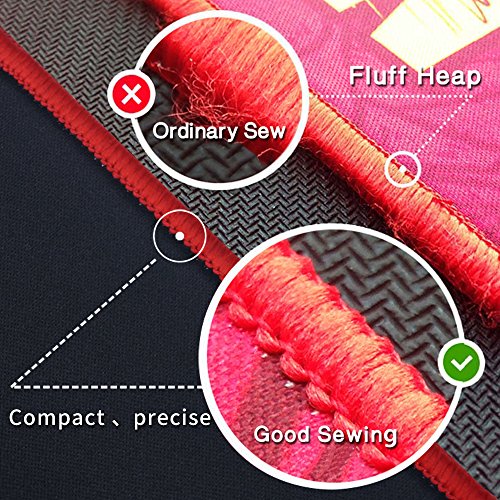 RED DRAGON – EXCO Extra Extended Gaming Mouse Pad , 35 x 12 x 5mm Thick , Large Mouse mat with Smooth Surface and Precise Tracking (Black) (RED) by EXCO - 3