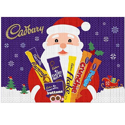 Preisvergleich Produktbild Cadbury Schokolade Mittelgroße Auswahl Schachtel Weihnachten Santa
