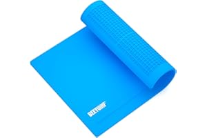 BEEYUIHF Tapis à Soudure en Silicone - 500 ℃ Tapis de Soudure Réparation en Silicone, 4.5mm Ultra-épais Tapis à Souder en Silicone Tapis d'établi pour Travaux de Soudure - 50 x 35 cm