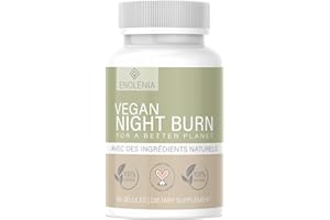 SAINT NUTRITION NOUVEAU : Enolenia® NIGHT F-BURN Capsules 1 capsule par nuit avec l’extrait de Garcinia Cambogia - pour femmes & hommes, rapide + efficace + puissant