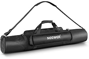 Neewer Stativtasche, strapazierfähige, wasserdichte Nylontasche mit Griffen und Schultergurten, kompakte Tasche mit durchgehendem Reißverschluss, Außentasche Lichtstativ/Boomstativ/Tripod