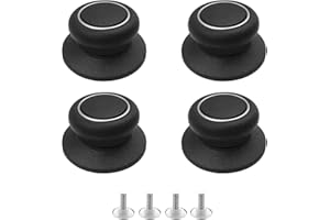 AZURERAY 4 Piezas Perilla para Tapa de Cacerola,Pomo Tapa Olla,Perillas Pomo Recambio Tapadera,Pomos Tapa Cazuela Anti Calor con Tornillos con Juntas Pomo para Tapadera Utensilios de Cocina de Repuesto