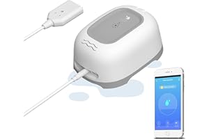 Newgoal rilevatore di perdite d'acqua a doppia sonda con allarme da 100 decibel, notifica push su Tuya Smart/Smart Life-APP