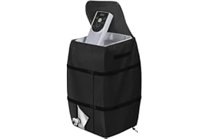 BLISSFULABODE Hot Cover for Lazy Spa. Hot Spa Heater Pump Cover, Hot Spa Heater Pump Cover, Inflatable Spa Pump Cover Engineered For Effective All Weather Protection(black)