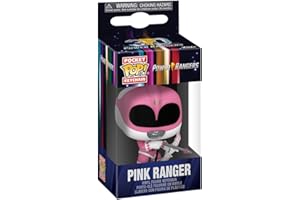 Funko Pop! Keychain: Mighty Morphin Power Rangers 30th - Pink Ranger - Power Rangers TV Novelty Keyring - Collectable Mini Figure - Stocking Filler - Gift Idea - Official Merchandise