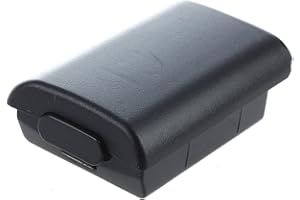 REFURBISHHOUSE Couvercle Cache Etui Coque Housse de Batterie Noir pour Microsoft Xbox 360 Manette