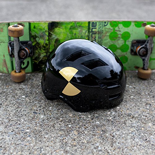 Skullcap® BMX Helm ☢ Skaterhelm ☢ Fahrradhelm ☢, Herren | Damen | Jungs & Kinderhelm, schwarz matt & glänzend - 5